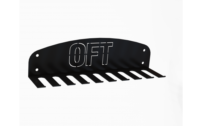 Настенный кронштейн для аксессуаров, 10 крючков Настенный кронштейн для аксессуаров, 10 крючков